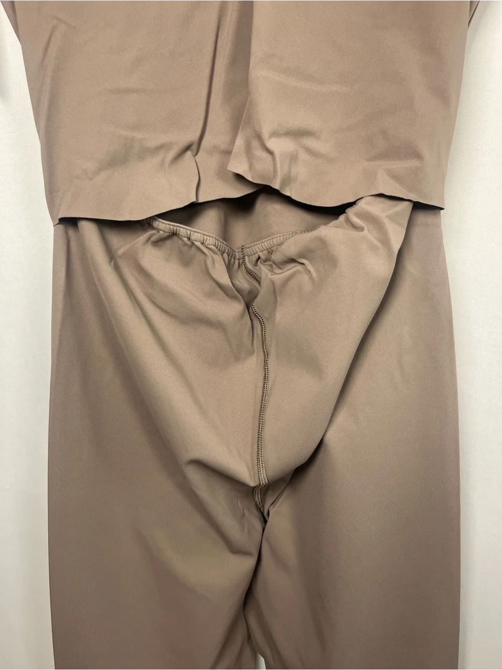 Spanx NWT booty boost deep dive stretch v neck jumpsuit athleisure sz m